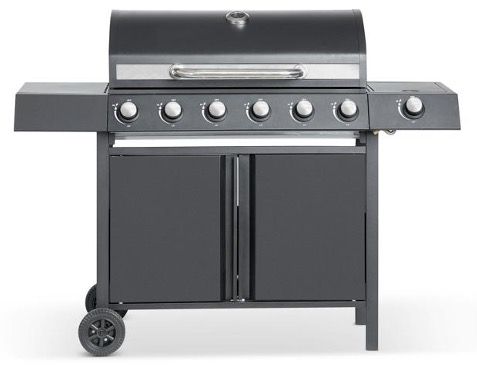 El Fuego San Angelo Gasgrill mit 6 Edelstahlbrennern je 2,8kW und Seitenbrenner für 259,94€ (statt 350€)