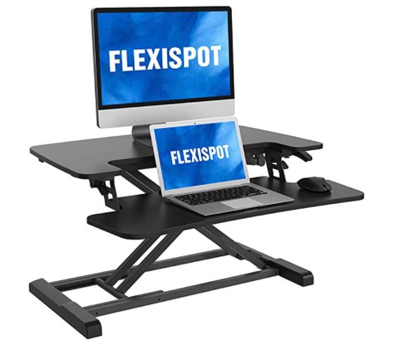 Flexispot Sitz Steh Schreibtisch mit 72cm oder 88cm Breite ab 111,99€ (statt 160€)