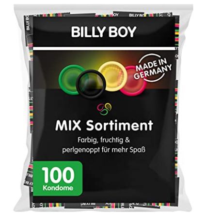 100er Pack Billy Boy Kondome Mix-Sortiment für 19,79€ (statt 28€)