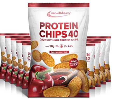 10er Pack IronMaxx Protein Chips Paprika für 12,49€ (statt 20€)