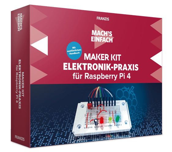 Franzis Maker Kit Elektronik Praxis für Raspberry Pi 4 für 15€ (statt 25€)