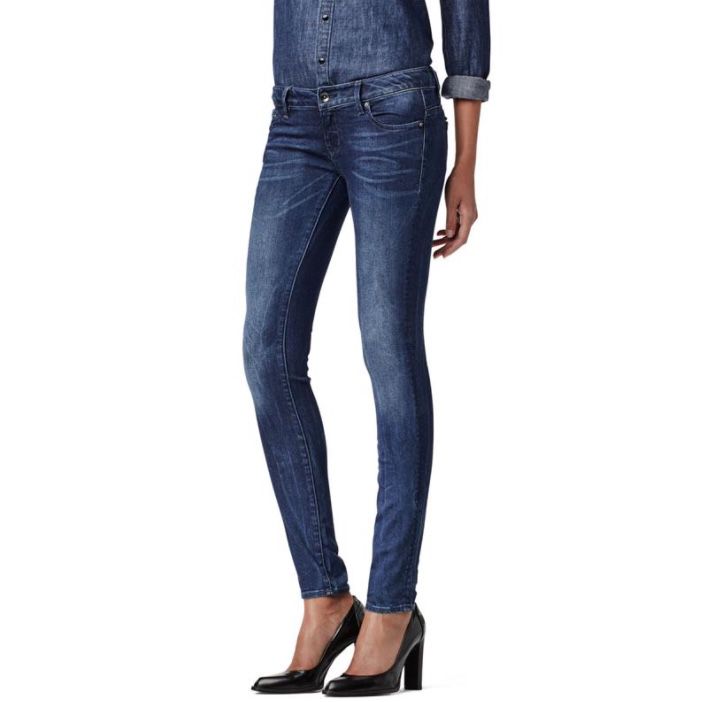 G Star Midge Zip Low Waist Super Skinny Damen Jeans für 31,96€ (statt 47€)