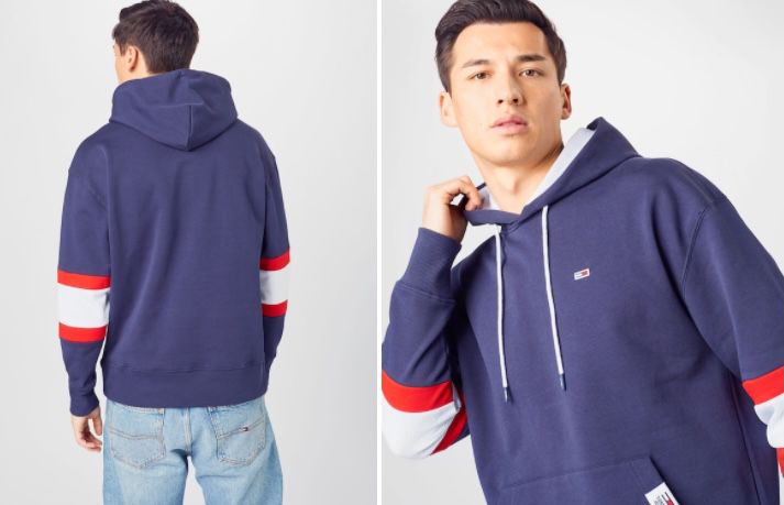 Tommy Jeans Herren Hoodie mit Kängurutaschen für 39,90€ (statt 60€)