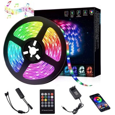 RLBUNZ Bluetooth LED Strip 5 Meter mit RGB, App und Sync mit Musik für 11,69€ (statt 18€)