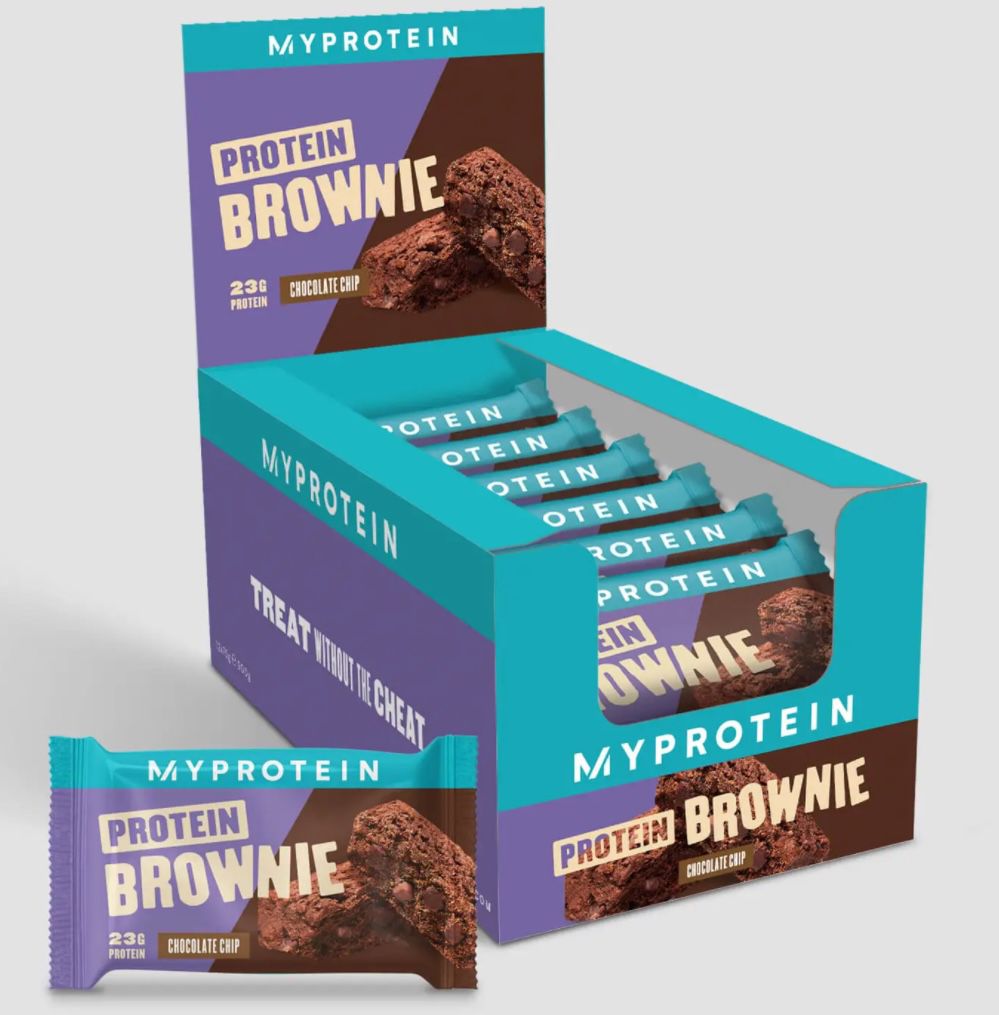 12er Pack MyProtein Protein Brownie für 9,59€ (statt 24€) zzgl. VSK