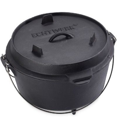 Echtwerk Schmortopf Dutch Oven aus Gusseisen mit 8 Litern für 49,99€ (statt 76€)