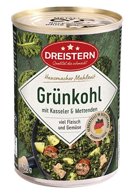 400g Dreistern Grünkohl mit Kasseler und Mettenden ab 2,23€ (statt 3€)