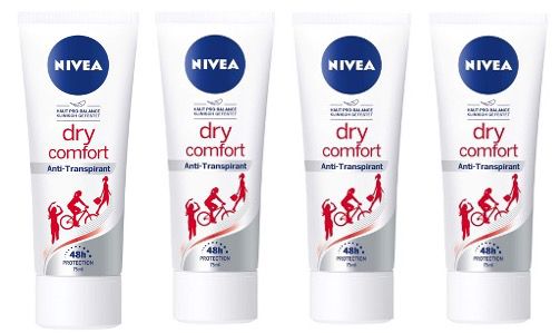 5x Nivea Deo Creme Antitranspirant Dry Comfort für 10,32€ (statt 19€)   Prime Sparabo