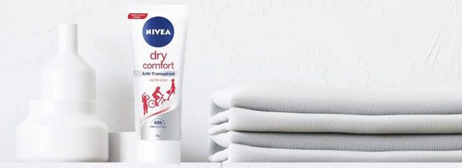 5x Nivea Deo Creme Antitranspirant Dry Comfort für 10,32€ (statt 19€)   Prime Sparabo