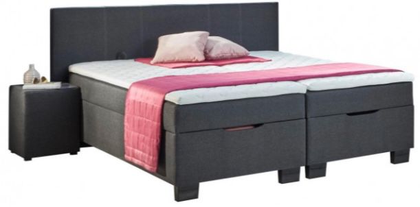 Poco Boxspringbett Trevi (200 x 180cm) mit Bettkasten inkl. Nako & Matratze ab 555€ (statt 999€)