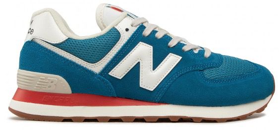 New Balance ML574HC2 Sneaker in Grau, Blau, Rot und Gelb ab 49,50€ (statt 90€)