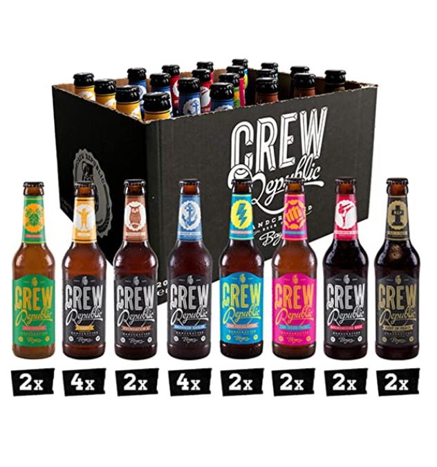 20x CREW Republic Craft Bier Mix für 28,99€ (statt 38€)