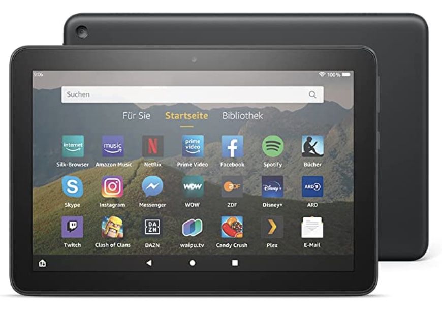 Amazon Fire HD 8 (2022) mit 64GB für 74,99€ (statt 90€) +3 Monate Kindle unlimited