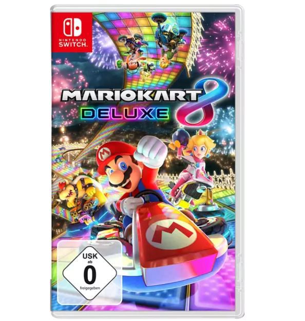 Joy Con Lenkrad Paar + Mario Kart 8 Deluxe ab 52,98€ (statt 64€)