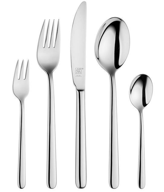 Zwilling Newcastle Edelstahl Besteckset 60 teilig (12 Personen) poliert für 96,99€ (statt 150€)