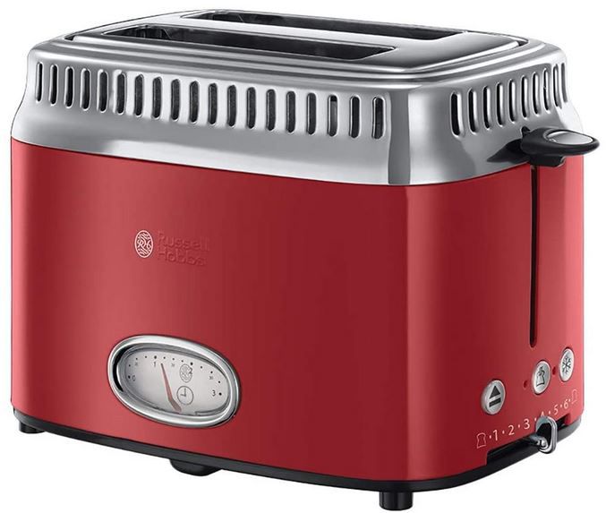 Russell Hobbs Ribbon   Retro Toaster für 39,99€ (statt 60€)