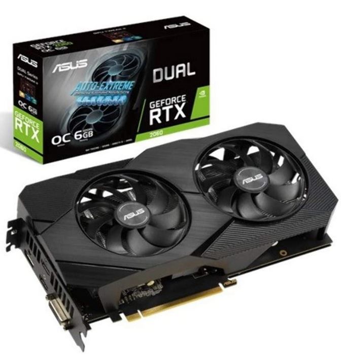 ASUS GeForce RTX 2060 Dual Evo OC 6GB Grafikkarte für 380,99€ (statt 550€) + gratis Mousepad