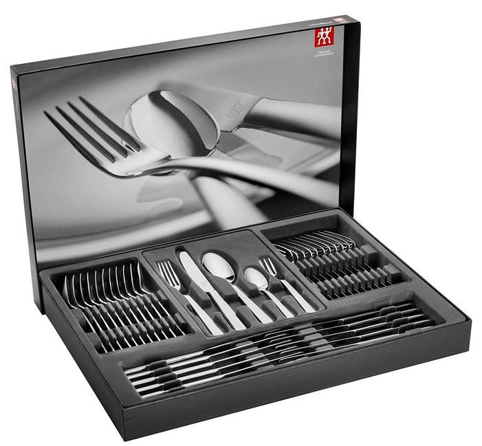 Zwilling Newcastle Edelstahl Besteckset 60 teilig (12 Personen) poliert für 96,99€ (statt 150€)