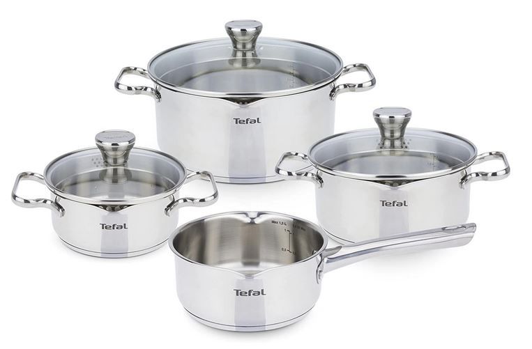 Tefal Duetto Topfset 4 teilig + 3 Glasdeckel für 91,99€ (statt 99€)