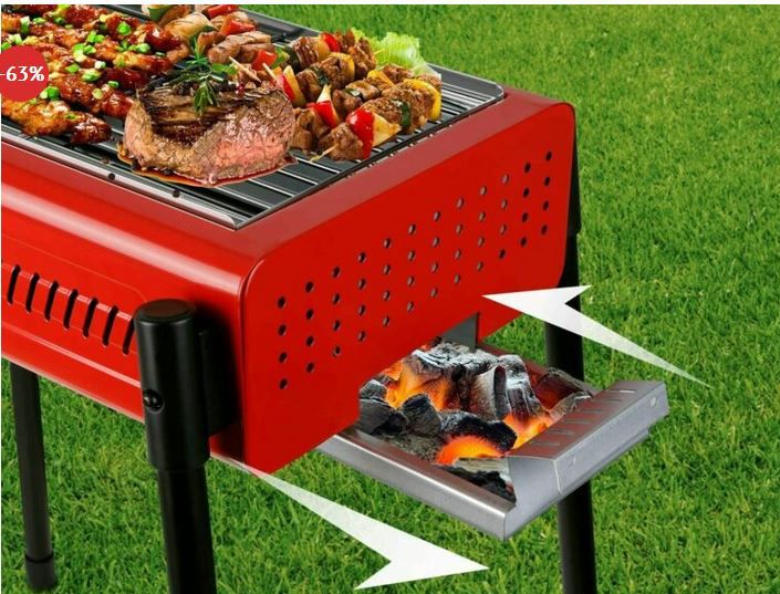 dynamic24 Picknick Holzkohlegrill für 22,22€ (statt 30€)