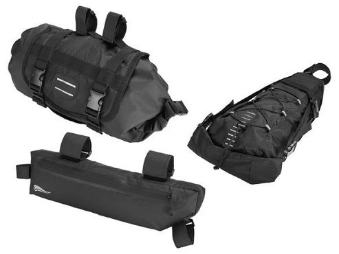 3er Set Fahrradtasche für den Lenker, Rahmen und Sattel für 29,99€