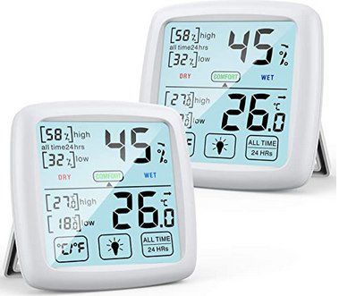 NIXIUKOL Hygro  & Thermometer im Doppelpack ab 11,99€ (statt 24€)   Prime