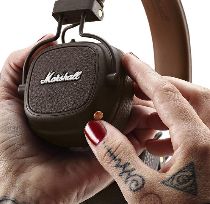 Marshall Major III Faltbarer Kopfhörer mit Bluetooth in braun für 64,59€ (statt 90€)