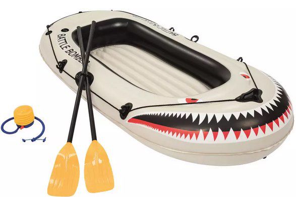 Bestway Schlauchboot Battle Bomber Raft in mit Pumpe für 23,94€ (statt 35€)