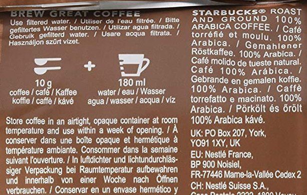 6x 200g Starbucks House Blend Filterkaffee für 17,99€ (statt 24€)   MHD 18.06.