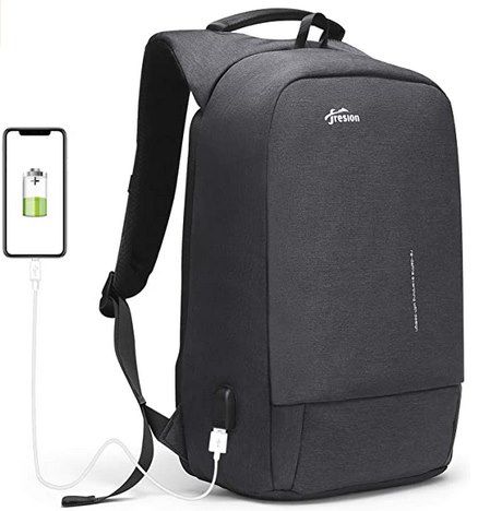 Fresion Anti Diebstahl Rucksack mit USB Port & 28L für 18€ (statt 60€)