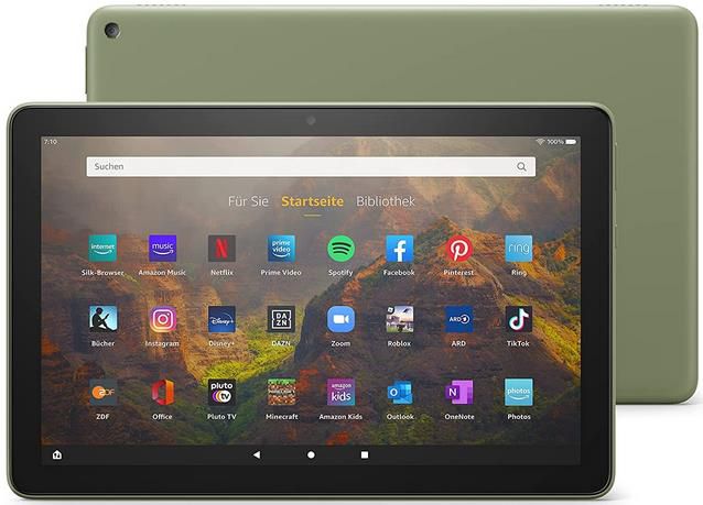 Amazon Fire HD 10 Tablet 10,1 Zoll   32 GB   Full HD für 84,99€ (statt 125€)