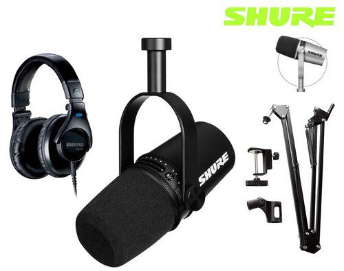 Shure MV7 K Podcast Mikrofon Bundle für 235,90€ (statt 394€)