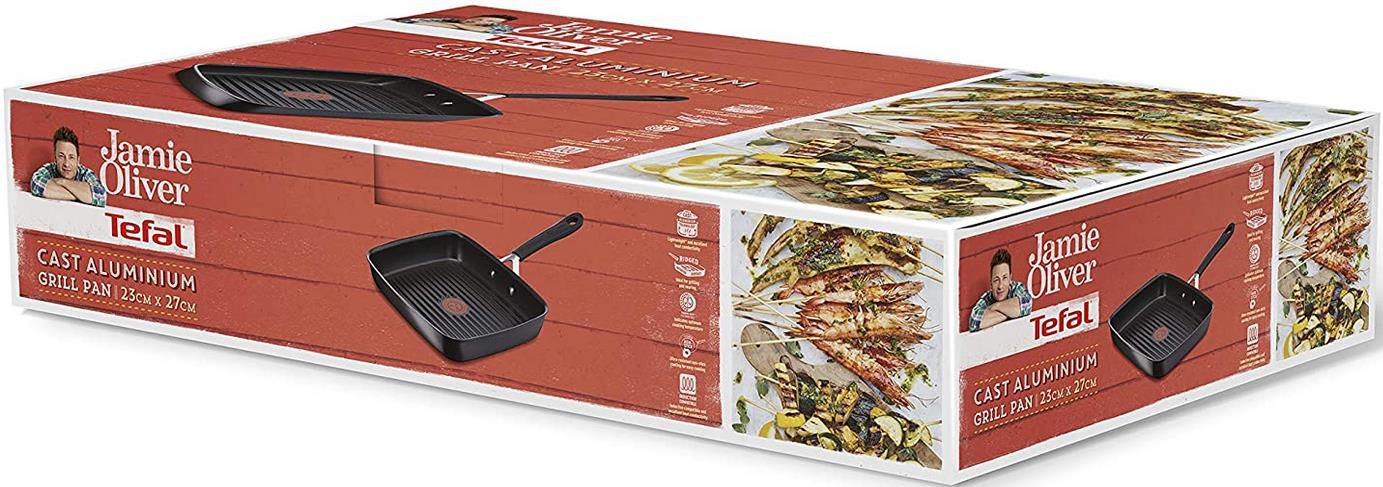 Tefal E21741   Jamie Oliver   Rechteckige Grillpfanne für 41,03€ (statt 51€)