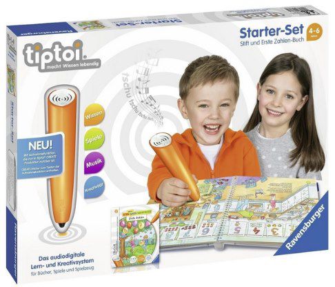 Ravensburger tiptoi Starter Set mit Stift & Erste Zahlen Buch für 37,99€ (statt 47€)