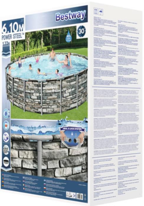 Bestway Aufstellpool/Framepool SET 610 x 132cm für 688€ (statt 1.013€)