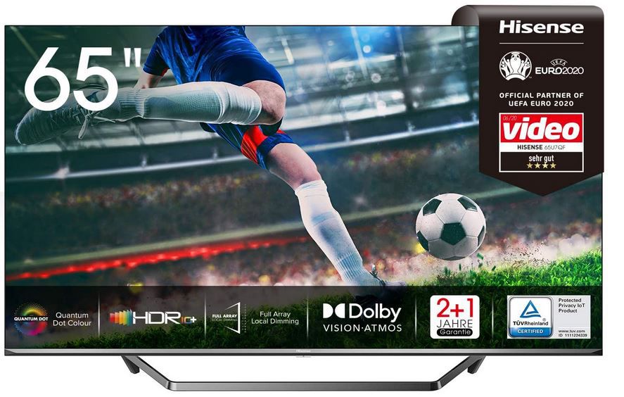 Hisense 65U7QF QLED UHD smart TV für 699€ (statt 766€)