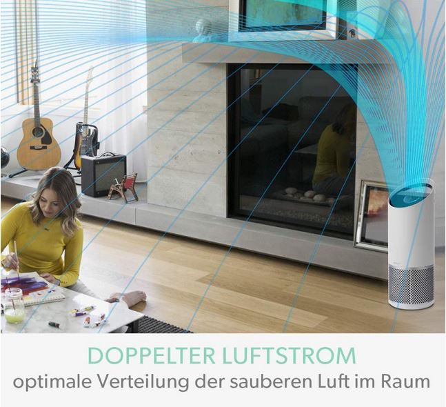 Leitz TruSens Z 1000 Air purifier mit Aktivkohlefilter 23 m² für 89€ (statt 109€)