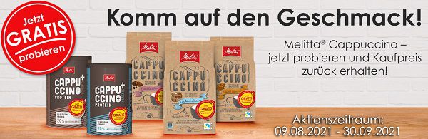 Edeka Nord: Melitta® Cappuccino kostenlos ausprobieren