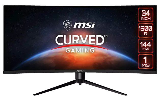 MSI Optix MAG342CQR   34 Zoll UWQHD Monitor (1 ms, 144 Hz) ab 389€ (statt 450€)