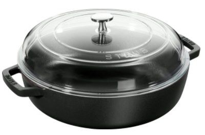 Staub Chistera Bräter aus Gusseisen mit Glasdeckel 28 cm für 93,94€ (statt 128€)