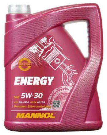 5 Liter MANNOL 5W 30 Energy Motoröl für 18€ (statt 21€)