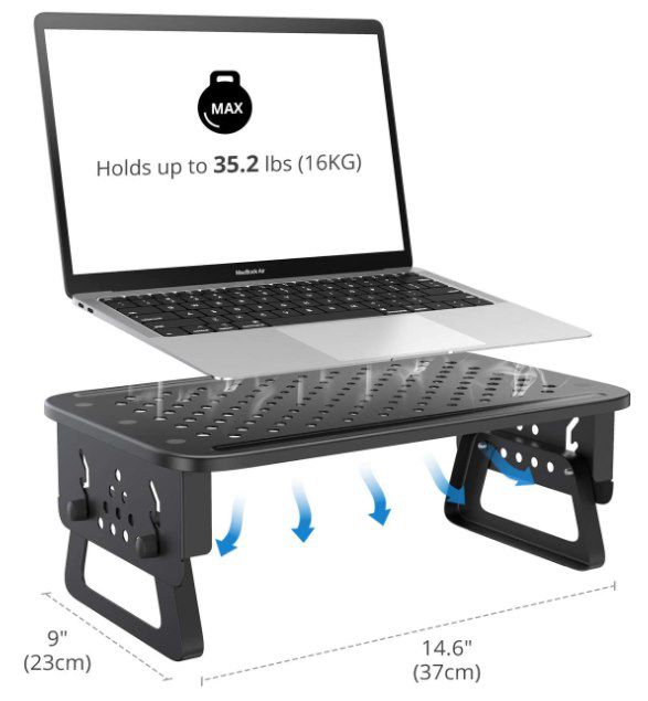 ATUMTEK höhenverstellbarer Monitorständer für 13,59€ (statt 17€)   Prime
