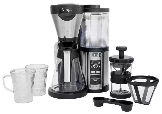 Ninja CF060EU Kaffeemaschine in Schwarz/Silber für 47,98€ (statt 69€)