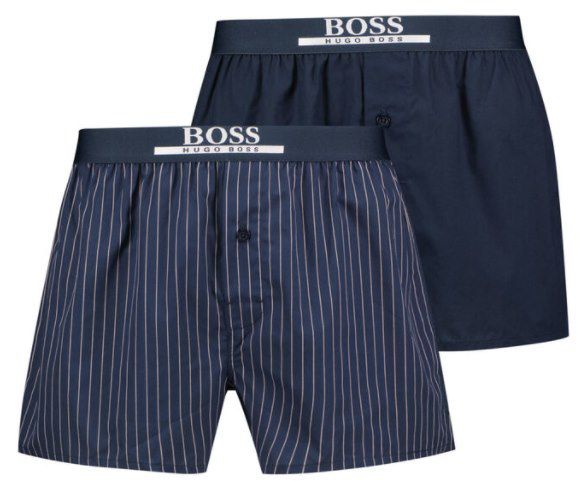 BOSS Herren Boxershorts 2er Pack in Marine für 25,72€ (statt 32€)