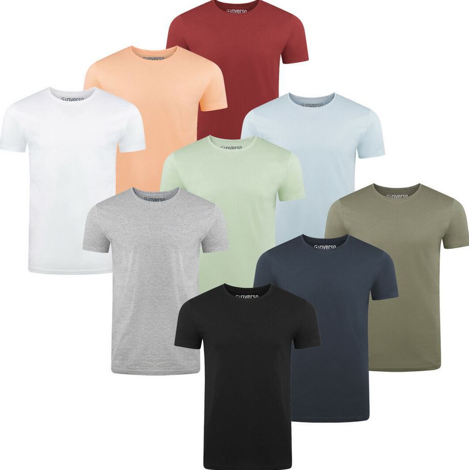 4er Pack: riverso RIVAaron Herren T Shirt Rundkragen für 31,96€ (statt 52€)   bis 5XL