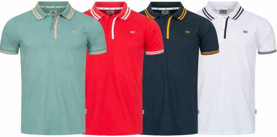 Rock Creek H 283 Herren Poloshirts bis 5XL für je 16,90€ (statt 20€)