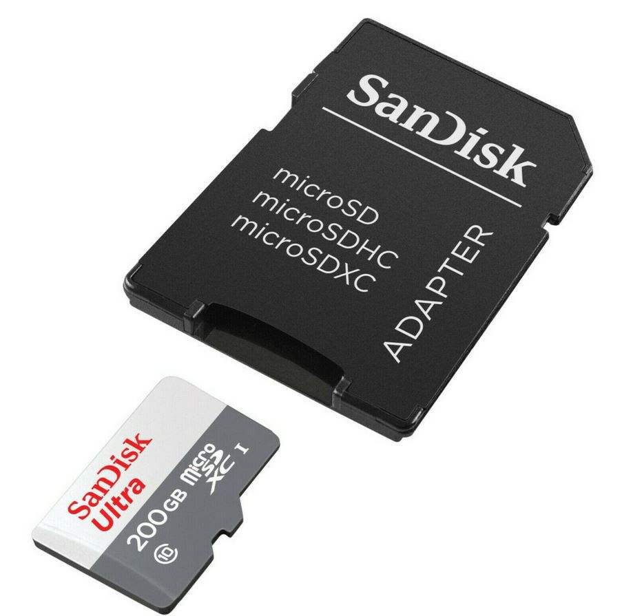 SANDISK Ultra 200GB microSD Speicherkarte für 19,99€ (statt 29€)