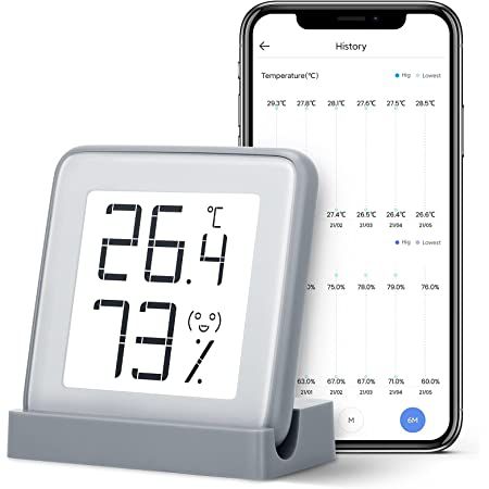 Azarton digitales Innenthermometer & Hygrometer mit E ink Display für 9,99€ (statt 16€)   Prime