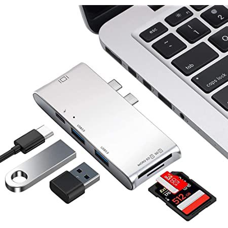 URSICO USB C Hub für Macbook mit 6 Ports inkl. Thunderbolt 3 & 100W PD für 16,79€ (statt 28€)