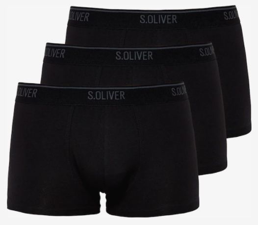 3er Pack s.Oliver Jersey Boxershorts für 11,75€ (statt 23€)